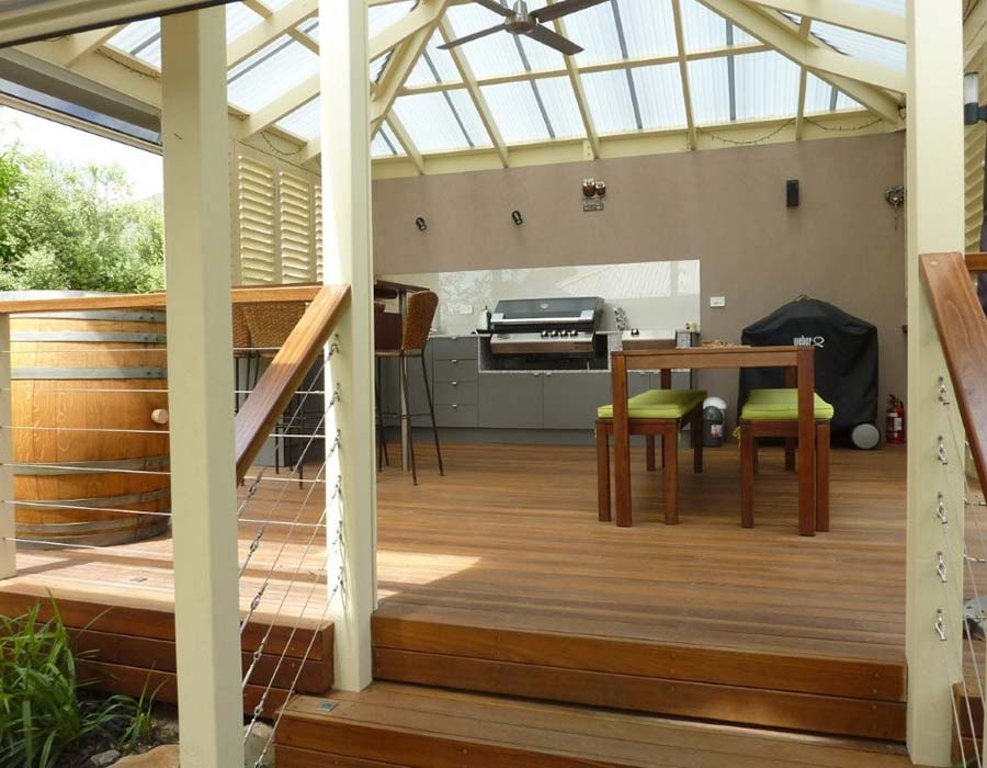 Custom Hardwood Decking Adelaide - Pro-Form Pergolas